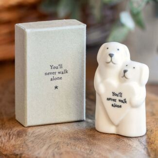 ‘You’ll Never Walk Alone’ Porcelain Dog Couple