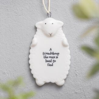 ‘Friendsheeps Like Ours’ Hanging Sheep Decoration