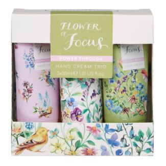 Flower of Focus Hand Cream Trio