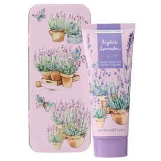 English Lavender Hand Cream 100ml In Tin