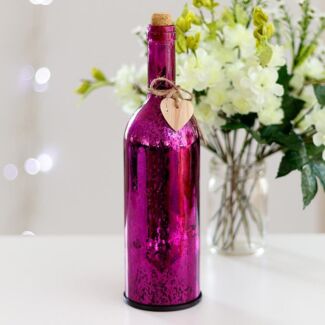 Purple LED Firefly Bottle