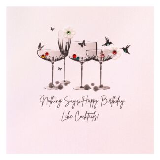 Like Cocktails Luxury Birthday Card