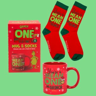 The Grinch Ceramic Mug & Socks