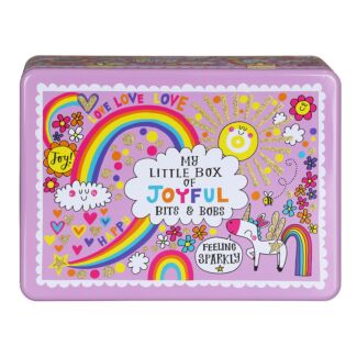 Joyful Bits & Bobs Glittered Rectangular Tin