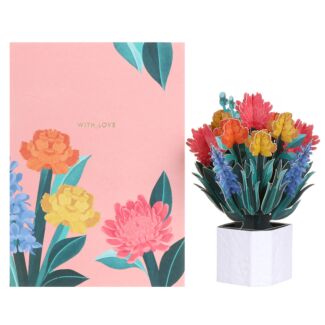 Mini Flora ‘Snapdragon’ Bouquet Card