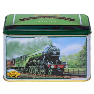 Flying Scotsman Tea Tin with 40 English Breakfast Tea Bags