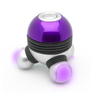 Vibrating Body Massager with LED Lights PURPLE