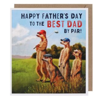 Best Dad By Parr Meerkats Father’s Day Card