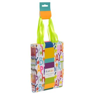 Paper Salad Set of 8 Happy Birthday Treat Bags