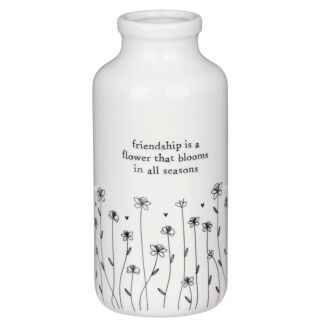 ‘Send With Love’ Friendship Ceramic Bottle Vase