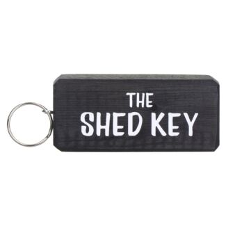 ‘The Shed Key’ Wooden Keyring