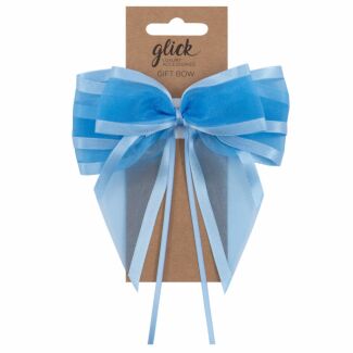  Baby Blue Luxury Ribbon Bow 