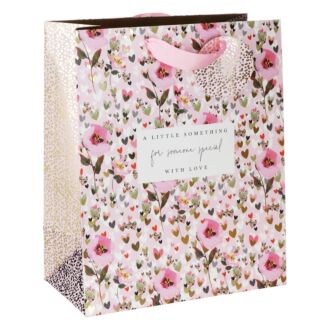 Stephanie Dyment Hearts & Flowers Large Gift Bag