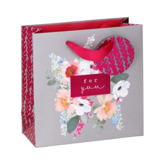 Stephanie Dyment Posy Grey Small Gift Bag