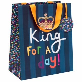 Paper Salad King For A Day Large Gift Bag