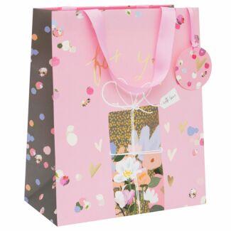 Stephanie Dyment Pink Present Large Gift Bag