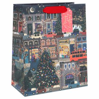 Winter Lights Large Christmas Gift Bag