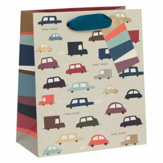 Quirky Cars Medium Gift Bag