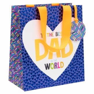 Paper Salad Best Dad Hearts Medium Gift Bag