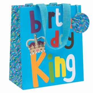 Paper Salad Birthday King Medium Birthday Gift Bag