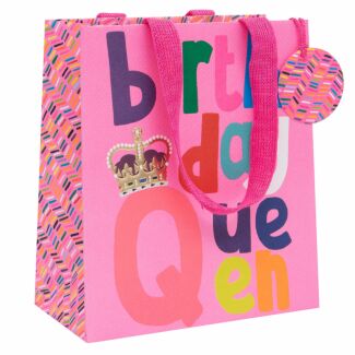 Paper Salad Birthday Queen Medium Birthday Gift Bag