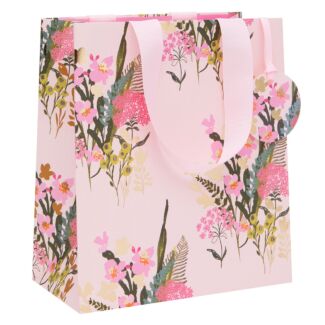 Stephanie Dyment Pretty Pink Floral Medium Gift Bag