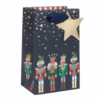 Paper Salad Navy Nutcrackers Perfume Christmas Gift Bag
