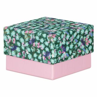 Green Floral Meadow Medium Gift Box