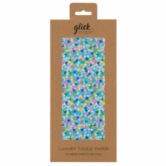 Paper Salad Spotty Blue Tissue Paper