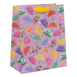 Kate McFarlane Upbeat Umbrellas Large Gift Bag