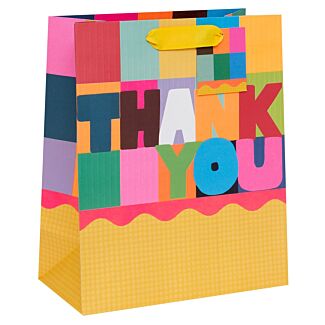 Paper Salad Thank You Checks Large Gift Bag