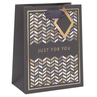 Geo Chevron Medium Gift Bag