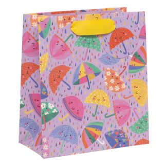 Kate McFarlane Upbeat Umbrellas Kids Medium Gift Bag