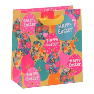 Happy Easter Eggs Medium Easter Gift Bag