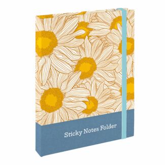 Hazy Daisies Sticky Notes Folder