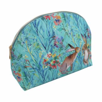 Kissing Hares Cosmetic Bag