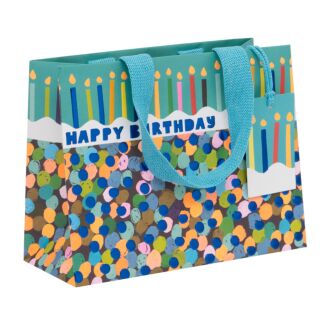 Paper Salad Sapphire Spots Landscape Medium Gift Bag