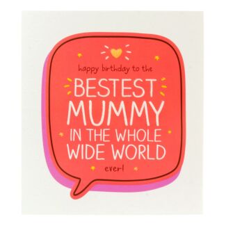 Bestest Mummy Birthday Card