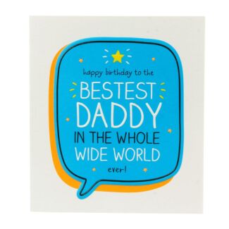 Bestest Daddy Birthday Card