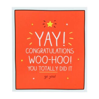 Yay Woo-Hoo Congratulations Card