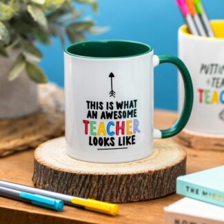 Hullabaloo ‘Awesome Teacher’ Ceramic Mug