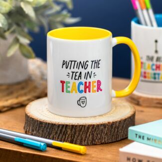 Hullabaloo ‘Putting The Tea In Teacher’ Ceramic Mug