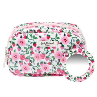 Strawberry Make Up Bag With Compact Mirror