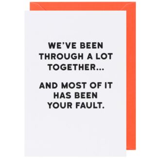 Holy Flaps ‘Fault’ Greetings Card