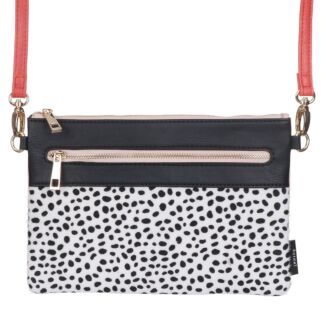 Dalmatian Animal Print Clutch Bag