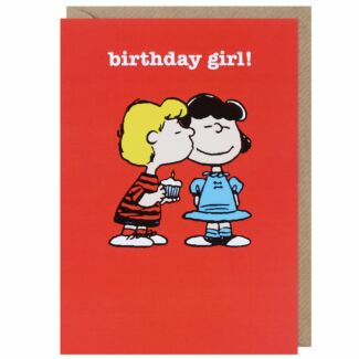 ‘Birthday Girl’ Lucy & Schroeder Birthday Card