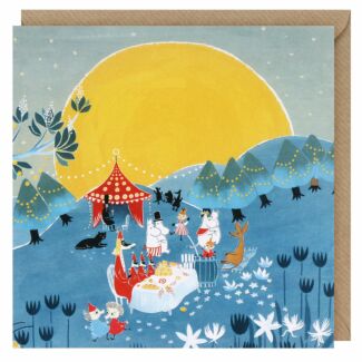 ‘Moon Picnic Party’ Greetings Card