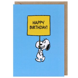 Snoopy ‘Sign’ Birthday Card