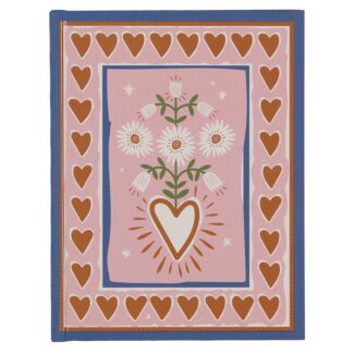 A Dopo Hearts Hardback Journal