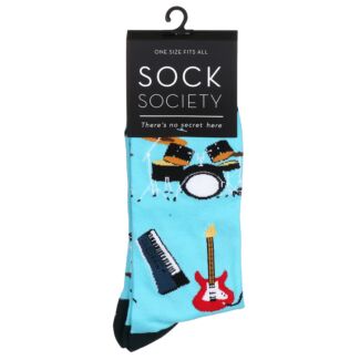 Blue Rock & Roll Socks